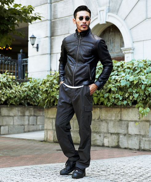 G(ウィングカラー)ブラック MODEL : GO 180cm 66kg Lsize