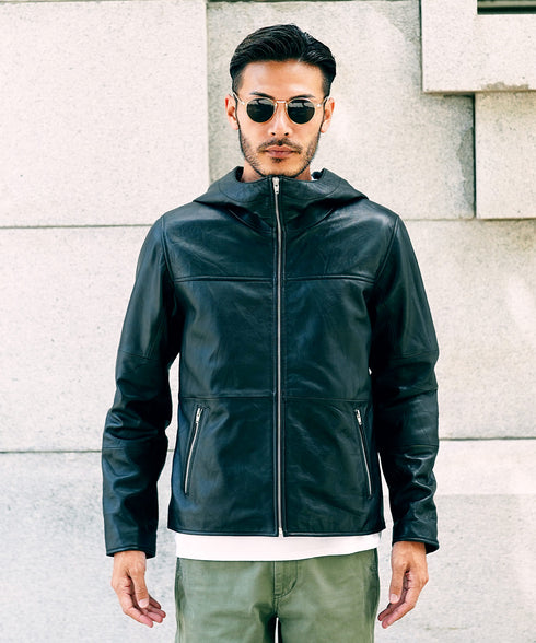 C(パーカー)ブラック MODEL : GO 180cm 66kg Lsize