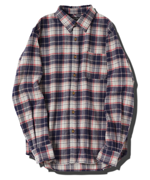 ネルチェックシャツ