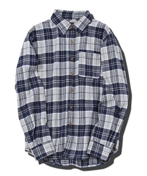 ネルチェックシャツ