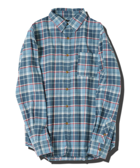 ネルチェックシャツ