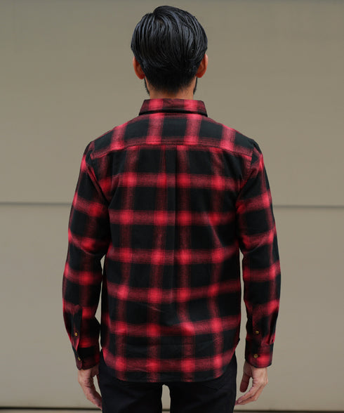 ネルチェックシャツ