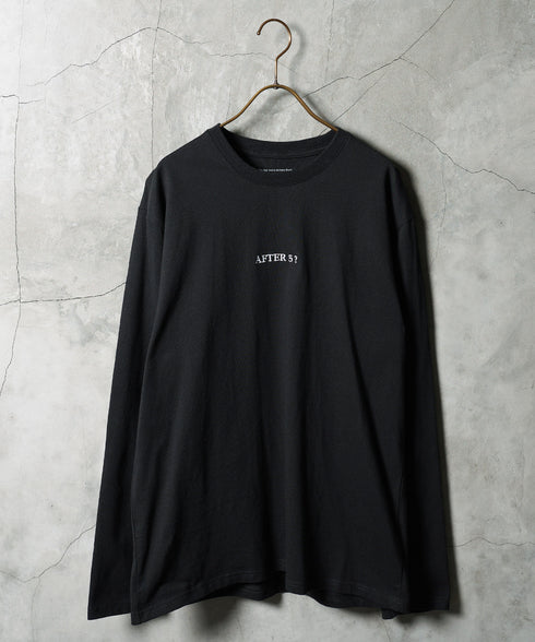 オーガビッツ コットン マルチ刺繍ロンT | Tシャツ 長袖 カットソー ロンティー ブランド おしゃれ ワンポイント 白Tシャツ クルーネック 服 秋服 秋 冬服 冬 春服 春 黒 白 ベージュ 【メール便】