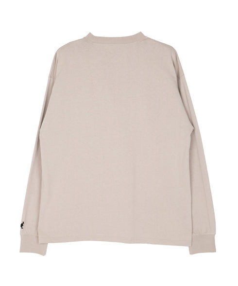 KANGOL / カンゴール 別注 コラボ オーバーサイズ 刺繍 ロゴ ロンT | ブランド クルーネックロンT 長袖Tシャツ クルーネック ロングtシャツ 無地 カットソー