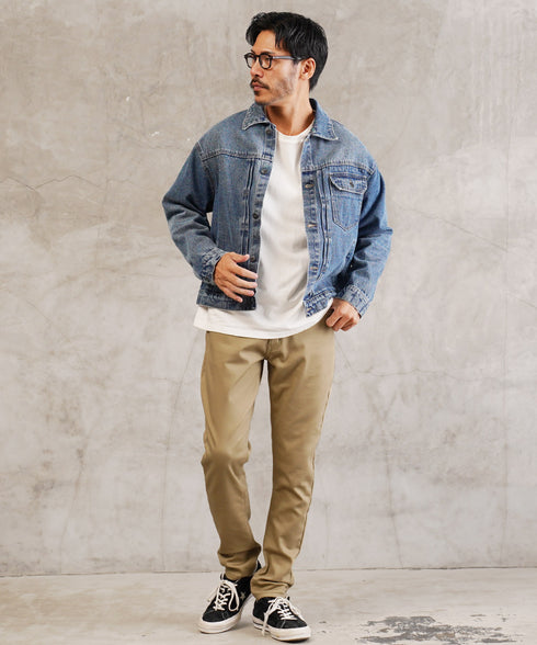 裏起毛ストレッチスリムパンツ | 暖パン 暖 パンツ チノパン メンズ ボトムス 裏起毛パンツ ジーンズ デニム スキニーパンツ 防寒 暖かい ゴルフウェア ストレッチ 伸縮 秋服 冬服