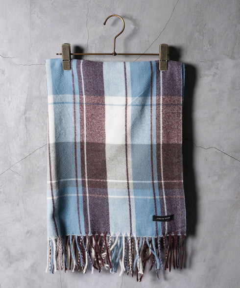 大判チェックマフラー | ストール チェック柄 ブランケット ポンチョ メンズ レディース ユニセックス 男女兼用 ペア クリスマス バレンタイン プレゼント ギフト 通勤 通学 秋冬