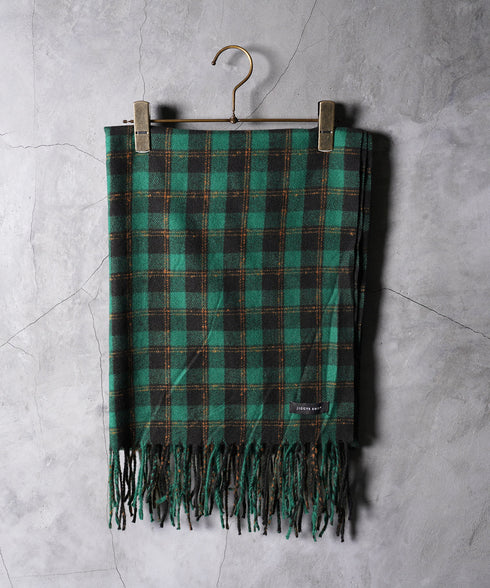 大判チェックマフラー | ストール チェック柄 ブランケット ポンチョ メンズ レディース ユニセックス 男女兼用 ペア クリスマス バレンタイン プレゼント ギフト 通勤 通学 秋冬