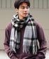 大判チェックマフラー | ストール チェック柄 ブランケット ポンチョ メンズ レディース ユニセックス 男女兼用 ペア クリスマス バレンタイン プレゼント ギフト 通勤 通学 秋冬
