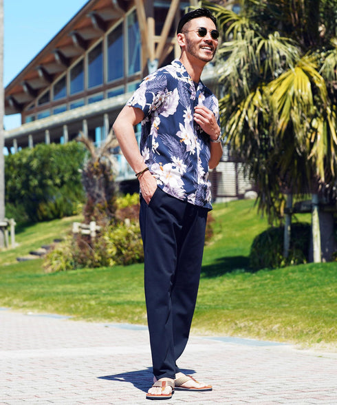 ネイビーフラワー MODEL : GO 180cm 66kg Lsize