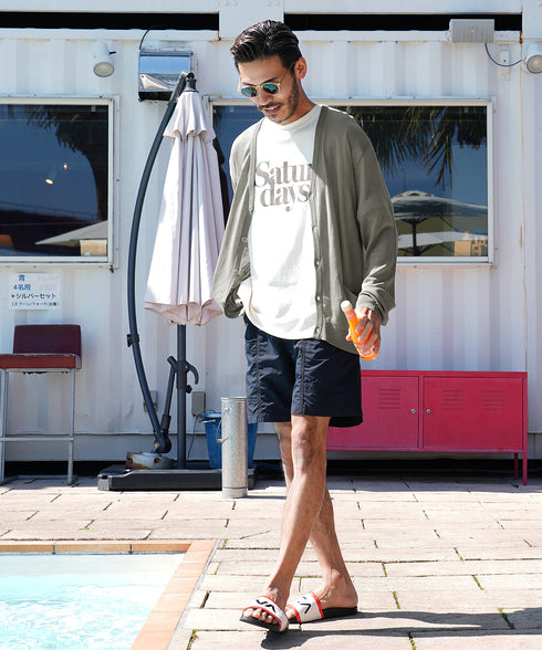 グレージュ MODEL : GO 180cm 66kg Lsize