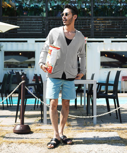 グレー MODEL : GO 180cm 66kg Lsize