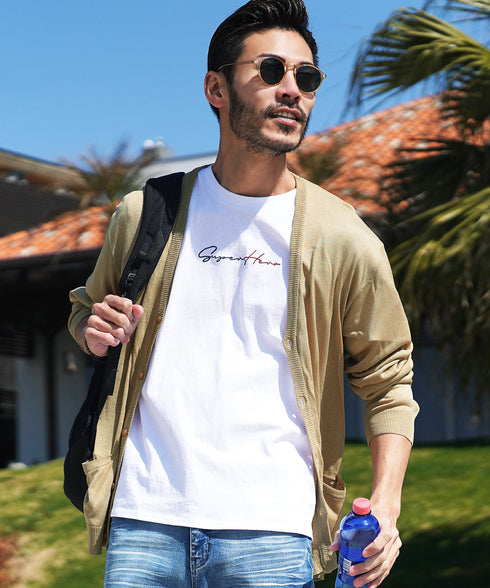 スモークベージュ MODEL : GO 180cm 66kg Lsize