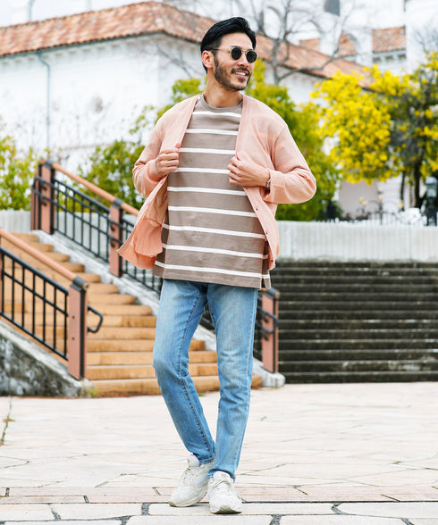 スモークピンク MODEL : GO 180cm 66kg Lsize