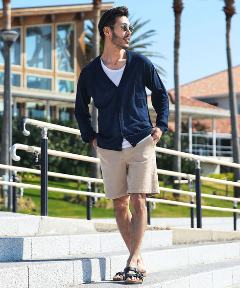 ネイビー MODEL : GO 180cm 66kg Lsize