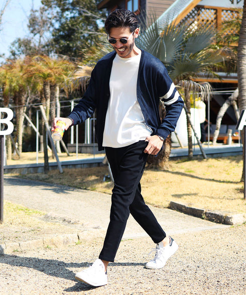 ネイビーライン MODEL : GO 180cm 66kg Lsize