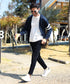 ネイビーライン MODEL : GO 180cm 66kg Lsize