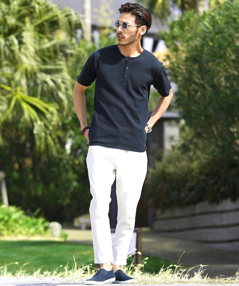 ネイビー MODEL : GO 180cm 66kg Lsize