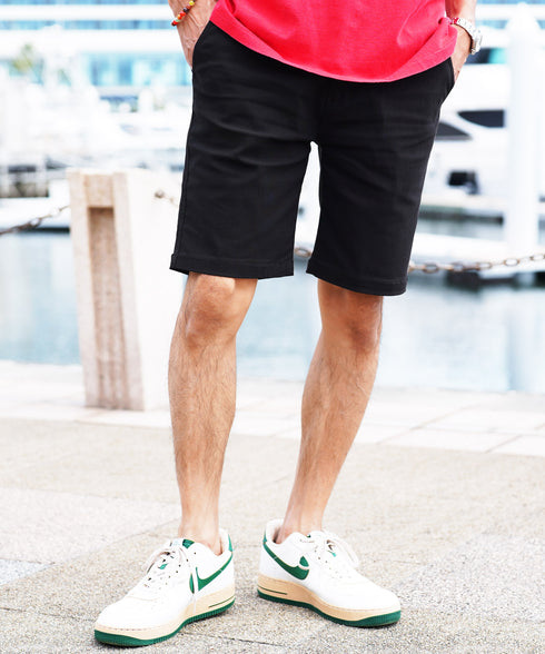 極ラクショートパンツ│ メンズ 男性 涼しい ひんやり 接触冷感 驚くほど伸縮 ストレッチ 動きやすい ブラック ベージュ ネイビー