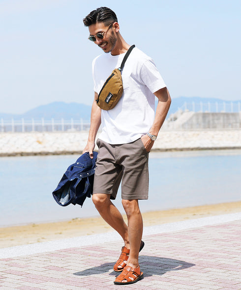 極ラクショートパンツ│ メンズ 男性 涼しい ひんやり 接触冷感 驚くほど伸縮 ストレッチ 動きやすい ブラック ベージュ ネイビー