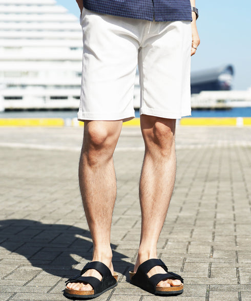極ラクショートパンツ│ メンズ 男性 涼しい ひんやり 接触冷感 驚くほど伸縮 ストレッチ 動きやすい ブラック ベージュ ネイビー