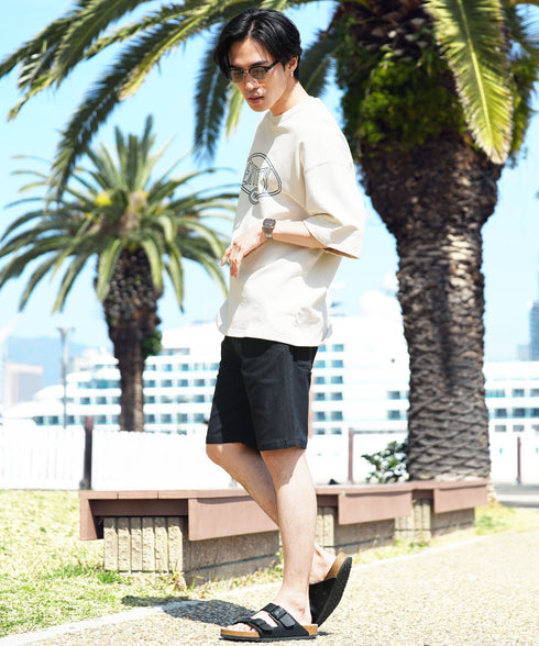 極ラクショートパンツ│ メンズ 男性 涼しい ひんやり 接触冷感 驚くほど伸縮 ストレッチ 動きやすい ブラック ベージュ ネイビー