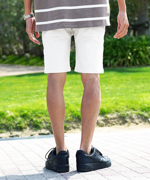 極ラクショートパンツ│ メンズ 男性 涼しい ひんやり 接触冷感 驚くほど伸縮 ストレッチ 動きやすい ブラック ベージュ ネイビー