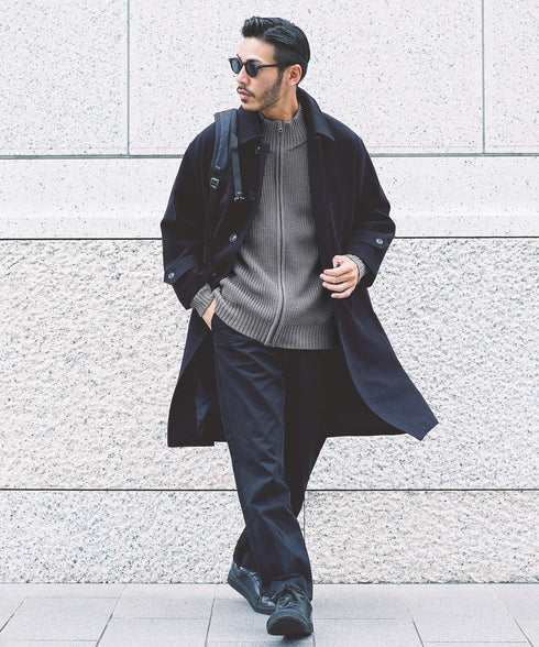 ミックスグレー MODEL : GO 180cm 66kg Lsize