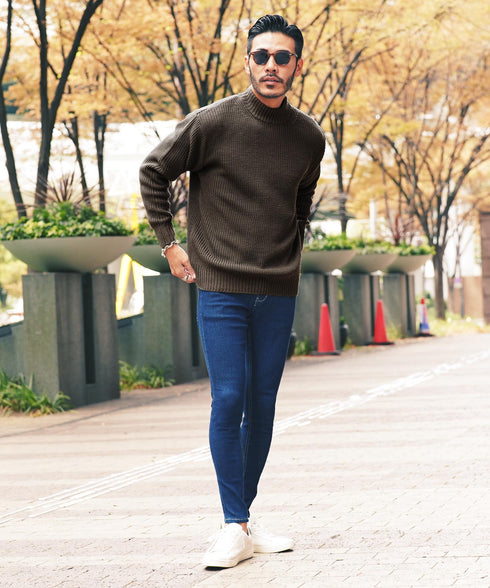 Bカーキ MODEL : GO 180cm 66kg Lsize