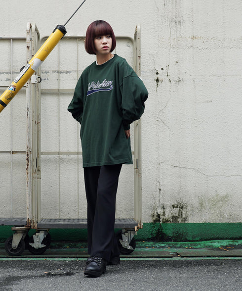 H163 着用サイズ:L ダークグリーンB