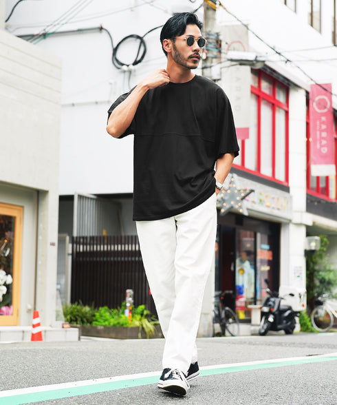 切り替えドルマンTシャツ