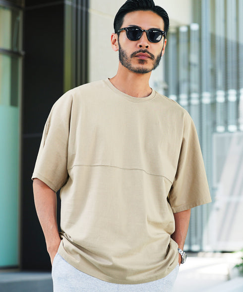 切り替えドルマンTシャツ