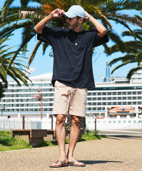 切り替えドルマンTシャツ