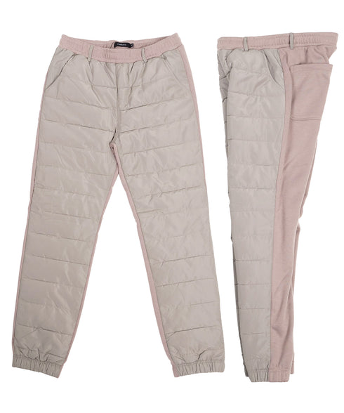 裏起毛ジャージ切替サーモ中綿パンツ | 暖パン 裏起毛 エコ ダウンパンツ ジョガーパンツ 中綿パンツ 暖パンツ 防寒 メンズ ズボン スリム 裏起毛パンツ 細身 冬服 冬 服 ゴルフウェア ゴルフパンツ キャンプ アウトドア 釣り