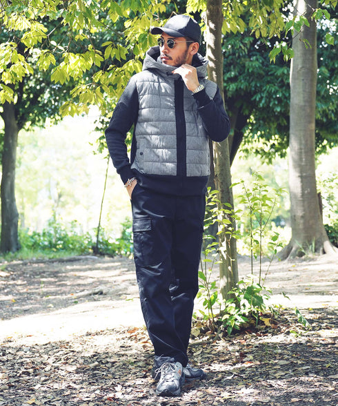 ミックスグレー MODEL : GO 180cm 66kg Lsize