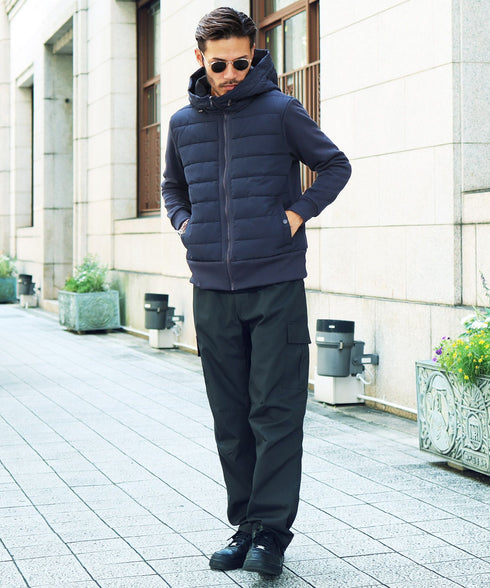 ネイビー MODEL : GO 180cm 66kg Lsize