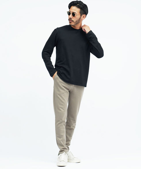 ジャケット 専用 ロンT | 速乾 長袖 Tシャツ メンズ 長袖Tシャツ ストレッチ 伸縮性 接触冷感 カットソー 無地 白Tシャツ