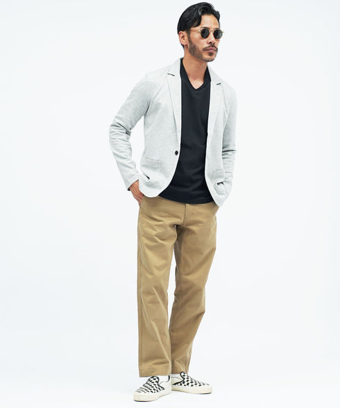 ジャケット 専用 ロンT | 速乾 長袖 Tシャツ メンズ 長袖Tシャツ ストレッチ 伸縮性 接触冷感 カットソー 無地 白Tシャツ