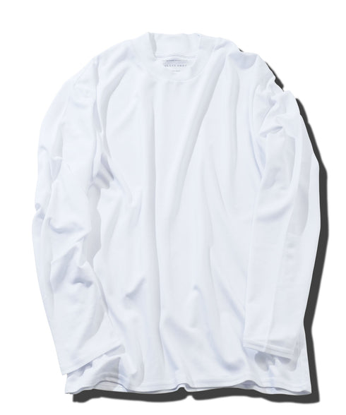 ジャケット 専用 ロンT | 速乾 長袖 Tシャツ メンズ 長袖Tシャツ ストレッチ 伸縮性 接触冷感 カットソー 無地 白Tシャツ