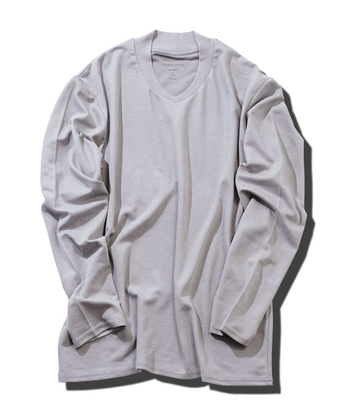 ジャケット 専用 ロンT | 速乾 長袖 Tシャツ メンズ 長袖Tシャツ ストレッチ 伸縮性 接触冷感 カットソー 無地 白Tシャツ