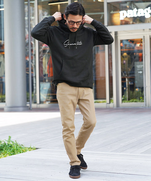 裏毛プリントパーカー | メンズ プルオーバーパーカー プルパーカー フーディ ロゴプリント スウェット 長袖 秋冬 秋服 冬服 カジュアル ユニセックス JIGGYSSHOP