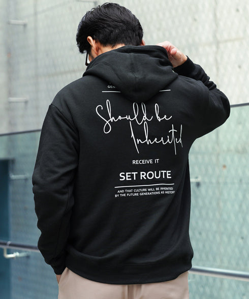 裏毛プリントパーカー | メンズ プルオーバーパーカー プルパーカー フーディ ロゴプリント スウェット 長袖 秋冬 秋服 冬服 カジュアル ユニセックス JIGGYSSHOP