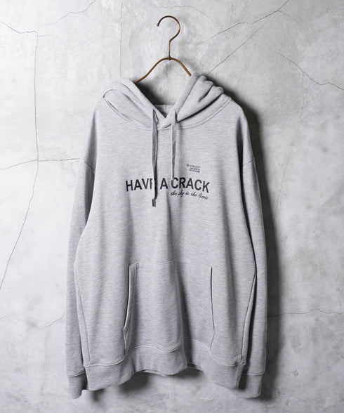 裏毛プリントパーカー | メンズ プルオーバーパーカー プルパーカー フーディ ロゴプリント スウェット 長袖 秋冬 秋服 冬服 カジュアル ユニセックス JIGGYSSHOP