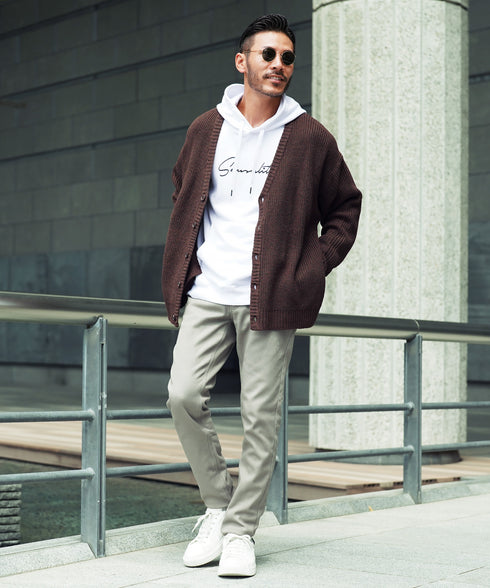 裏毛プリントパーカー | メンズ プルオーバーパーカー プルパーカー フーディ ロゴプリント スウェット 長袖 秋冬 秋服 冬服 カジュアル ユニセックス JIGGYSSHOP