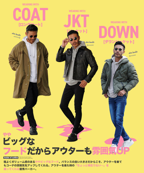 裏毛プリントパーカー | メンズ プルオーバーパーカー プルパーカー フーディ ロゴプリント スウェット 長袖 秋冬 秋服 冬服 カジュアル ユニセックス JIGGYSSHOP