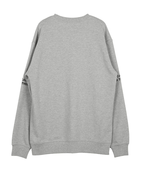 裏毛プリントトレーナー | スエット オーバーサイズ 20代 30代 40代 トップス ファッション オリジナル ブランド 白 黒 服 秋服 冬服 春服 秋 冬 裏毛 プリント 長袖