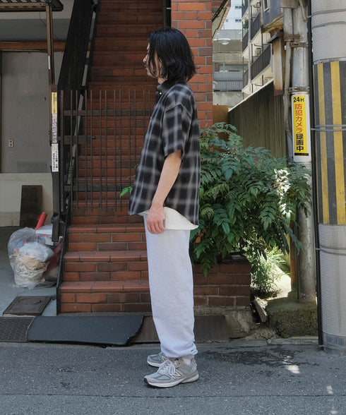 H177 / 着用サイズ:L オンブレ―ブラック