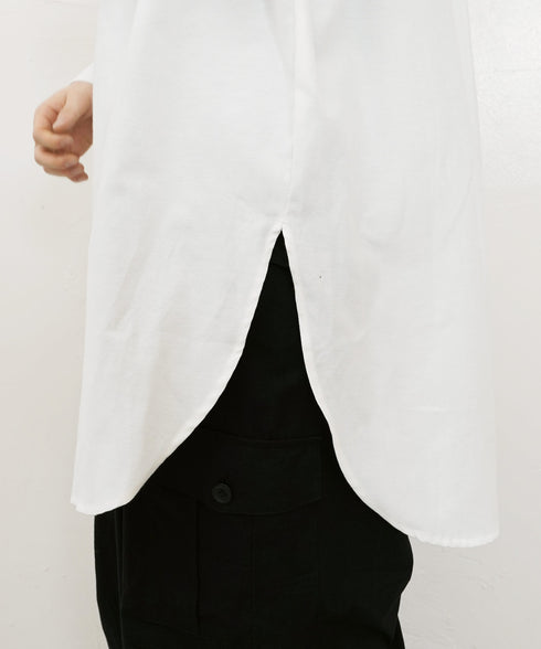 オーバーサイズ バンドカラー L/S シャツ OUTLET SALE 213775