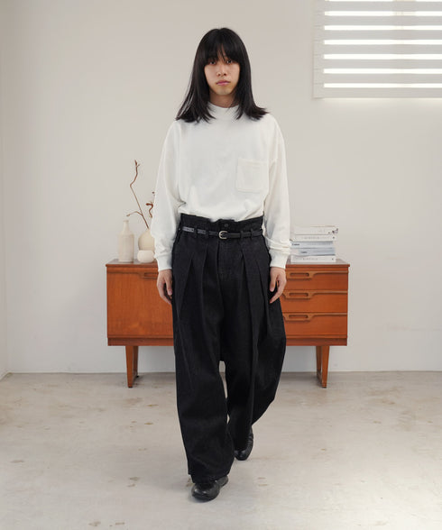 H180 / 着用サイズ: L*ブラック系その他(ブラックインディゴ)