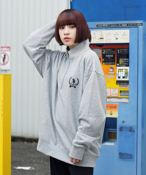 H163 / 着用サイズ: L 杢グレーB