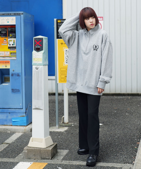 H163 / 着用サイズ: L 杢グレーB